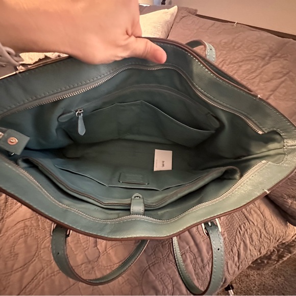 Coach hand bag ( teal ) - Picture 4 of 5